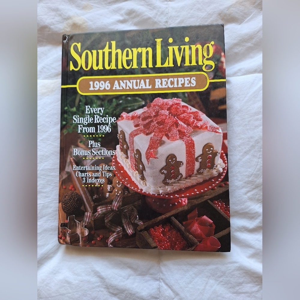 Southern Living 1996 Annual Recipes Hardcover Full Color Pages Complete Glossary